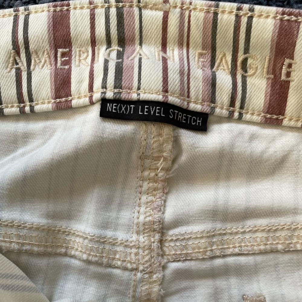 #007, American Eagle Next Level Stretch, striped, hi rise jegging - Picture 3 of 5